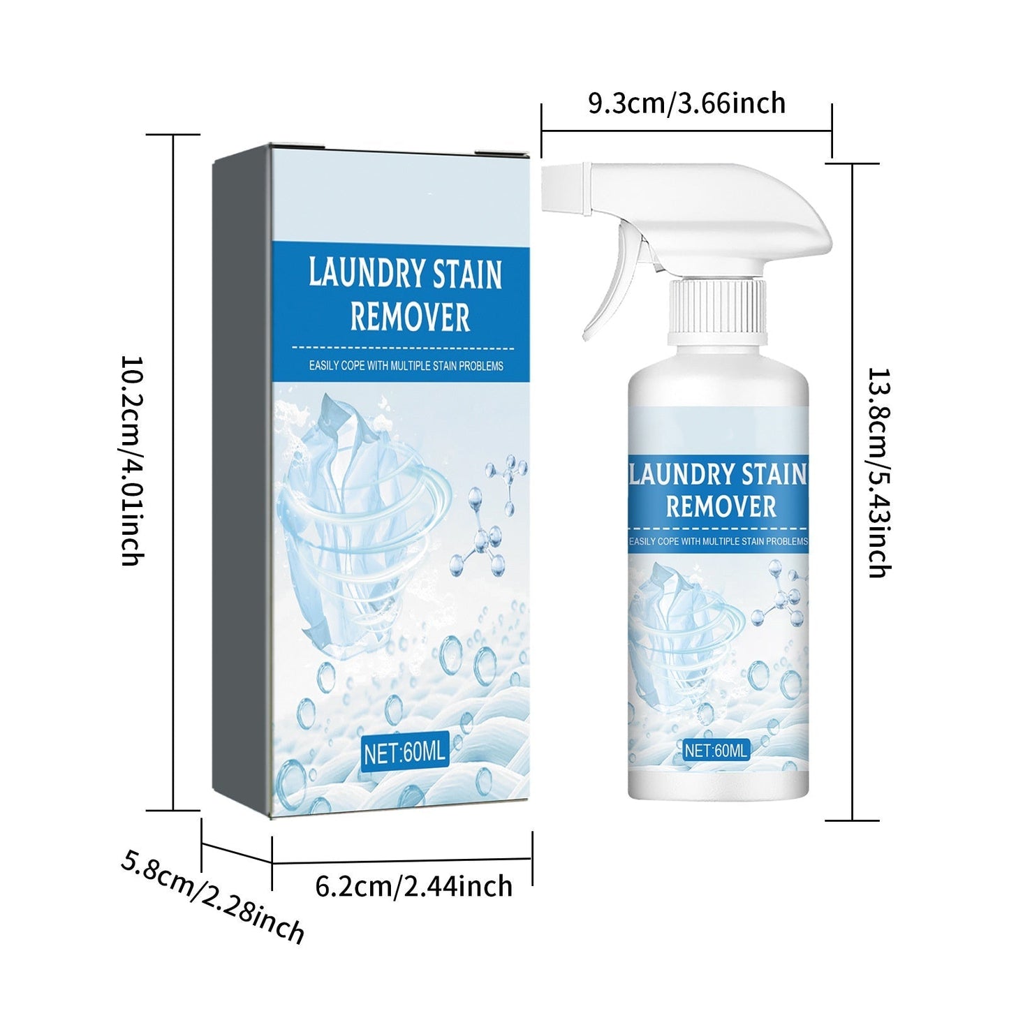 🏆 Last Day Special Price ! 💐🔥Buy 2 Get 1 Free🔥Powerful Laundry Stain Remover Spray