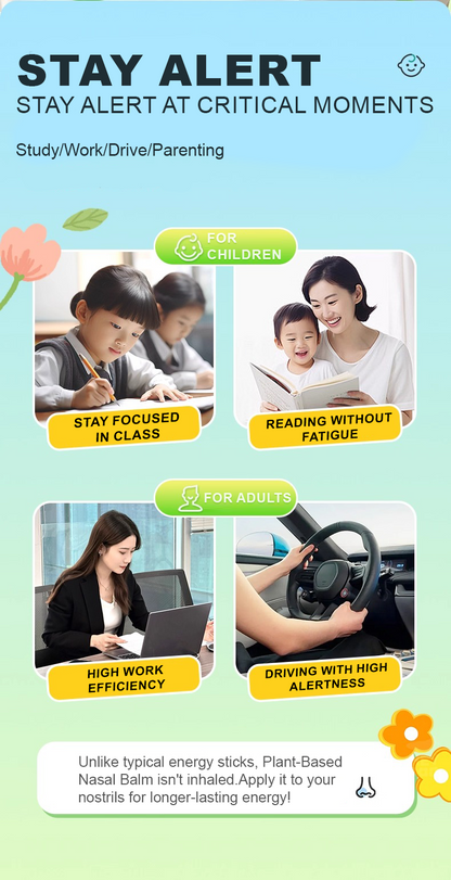 🌿 Why Children Need Nasal Care? Baby Plant Nasal Balm – Gentle Nasal Relief for Kids