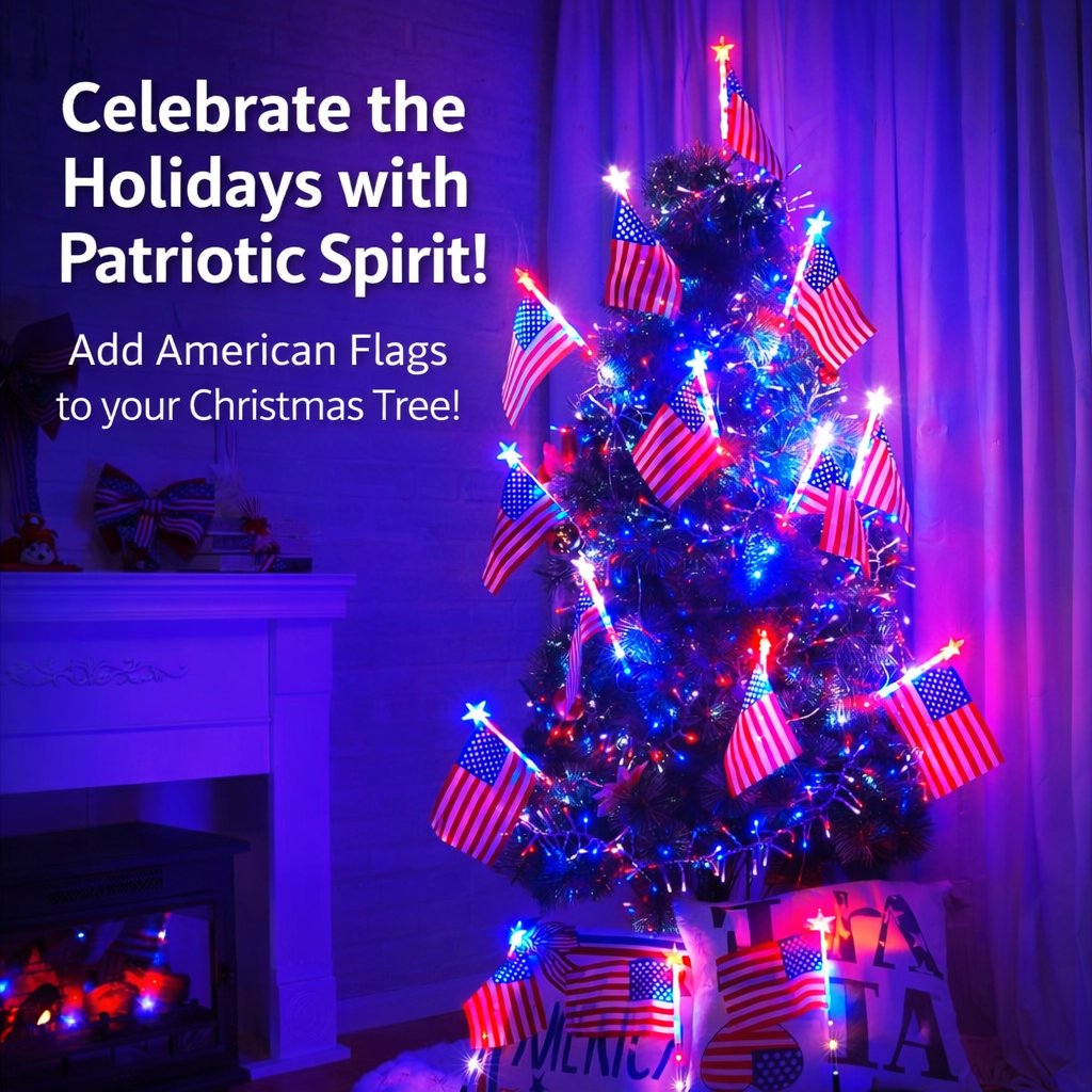 Patriotic Solar Garden Lights