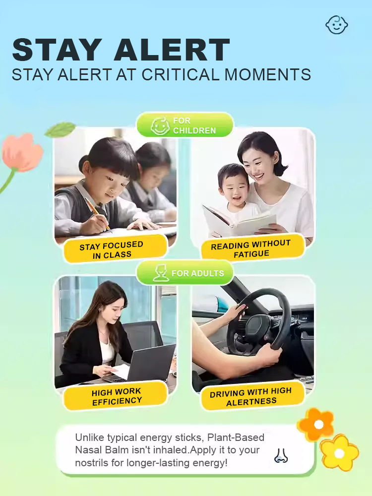 🌿 Why Children Need Nasal Care? Baby Plant Nasal Balm – Gentle Nasal Relief for Kids