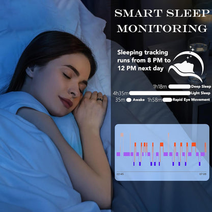 Tiworld™ Smart Sleep & Health Tracking Ring