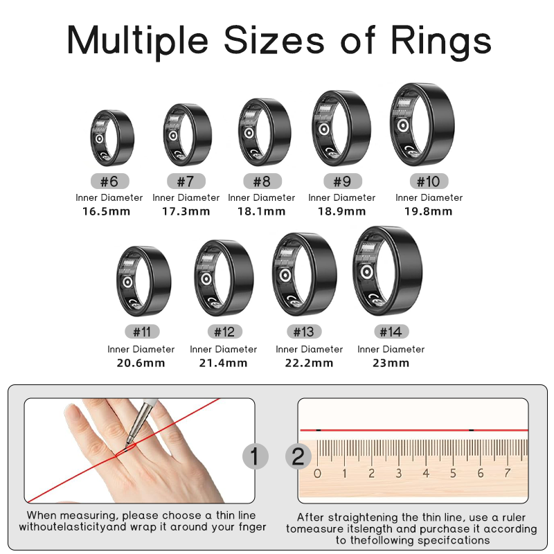 Tiworld™ Smart Sleep & Health Tracking Ring