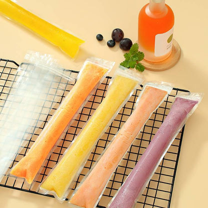 🍦 100 PCS DIY Popsicle Bags