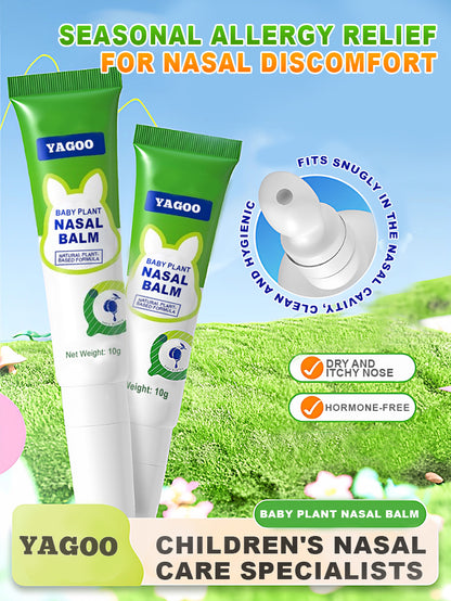 🌿 Why Children Need Nasal Care? Baby Plant Nasal Balm – Gentle Nasal Relief for Kids