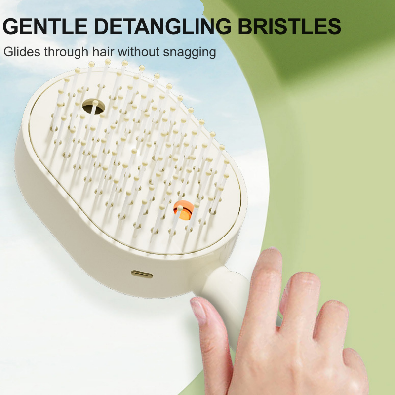 📢📢50 %  OFF !! ⏰Electric Spray & Massage Hair Brush✨🔥