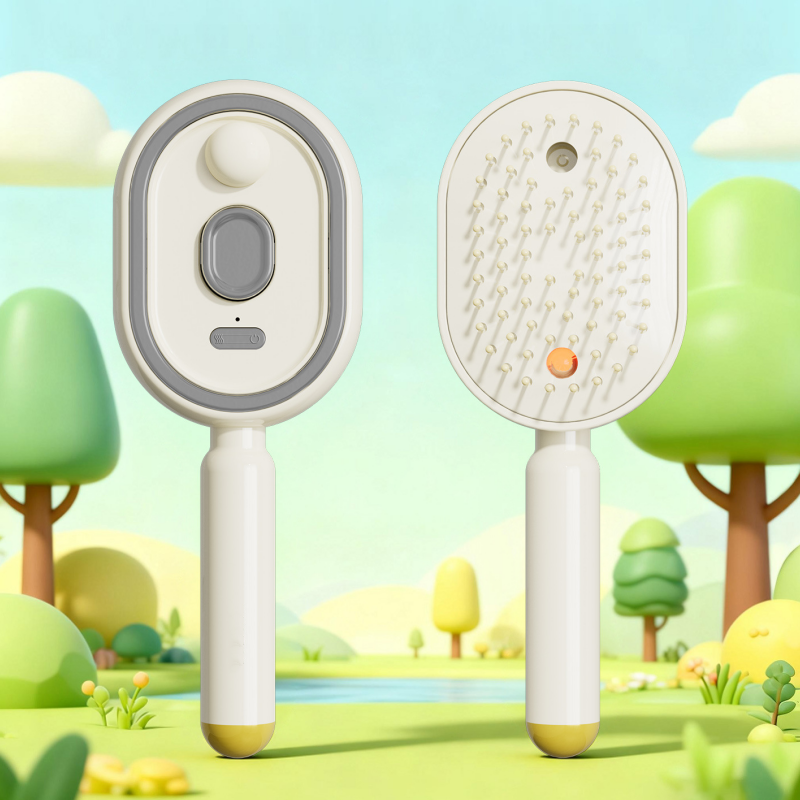 📢📢50 %  OFF !! ⏰Electric Spray & Massage Hair Brush✨🔥