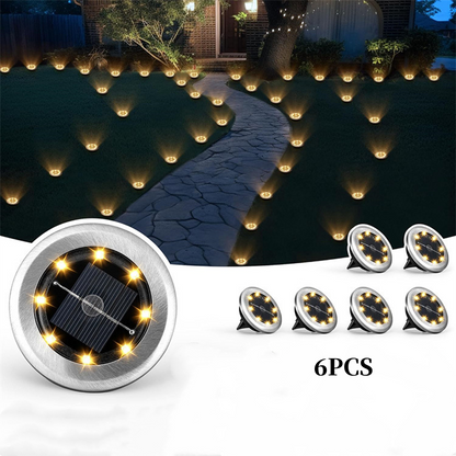 ⏳Limited-time 50% off⏰Outdoor Waterproof Solar Ground Light - 2 Pack/Set🏡💡