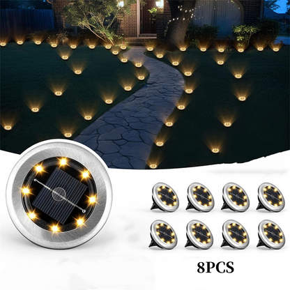 ⏳Limited-time 50% off⏰Outdoor Waterproof Solar Ground Light - 2 Pack/Set🏡💡
