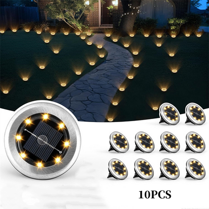 ⏳Limited-time 50% off⏰Outdoor Waterproof Solar Ground Light - 2 Pack/Set🏡💡